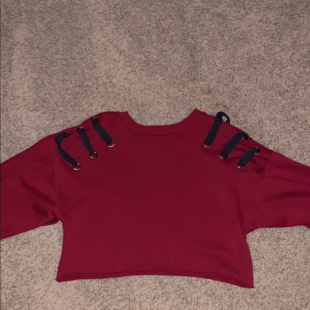 red sweater